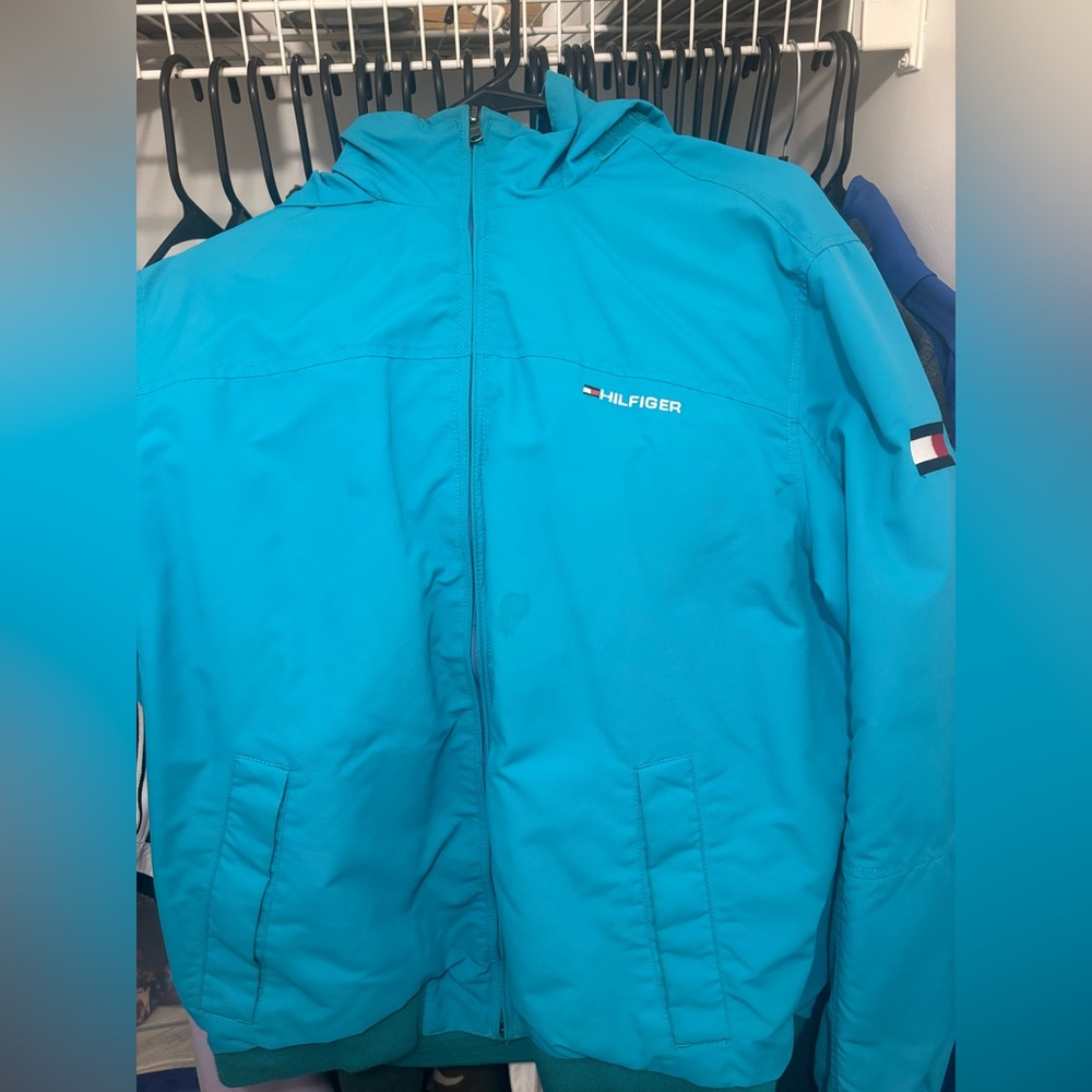Tommy Hilfiger Men's Teal Windbreaker